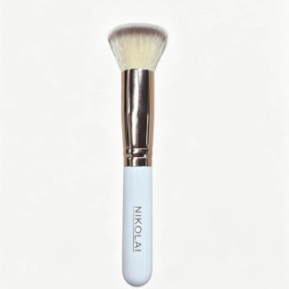 Flat Kabuki brush Nikolai* classic white Ny beställningsvara